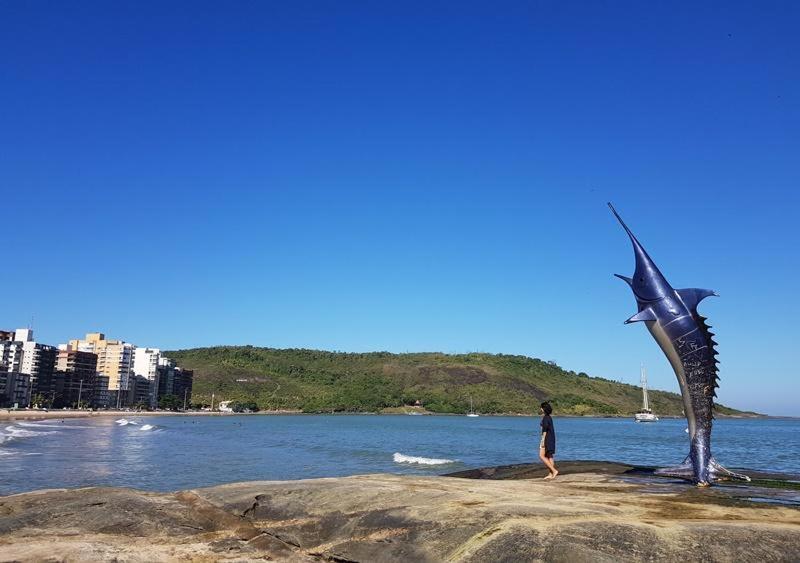 Apartamento Praia do Morro - Guarapari - Apto 2 Quartos com Internet - Piscina - Ar Split - Edifício Gil Nogueira Exterior foto